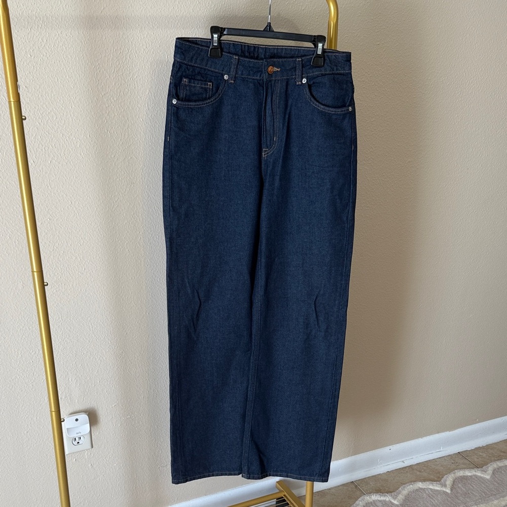 H&M Dark Blue Flare Jeans